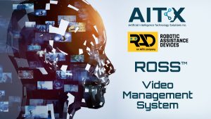 image of humanoid with images of video management systems extracting from mind.