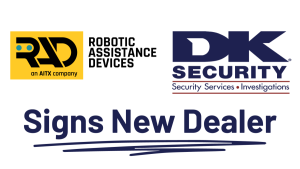 AITX’s subsidiary Robotic Assistance Devices (RAD) signs DK Security as a new authorized dealer.