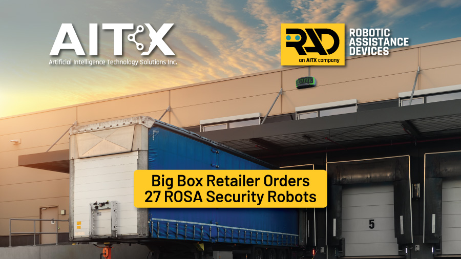Big box retailer orders 27 ROSA robots