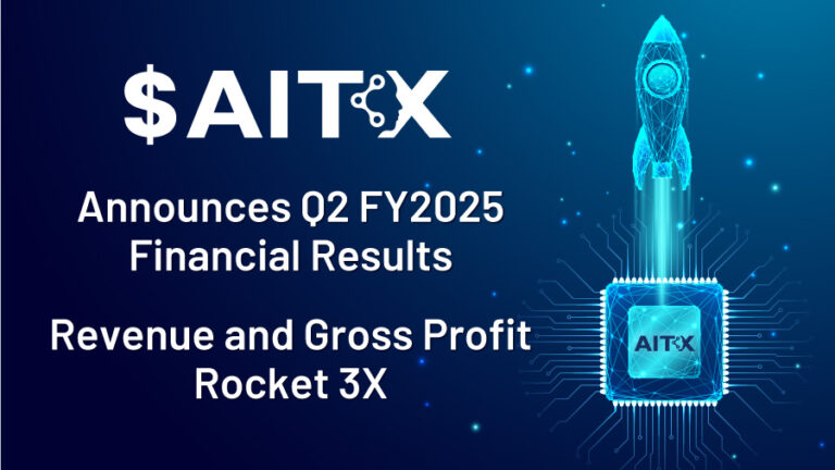 AITX Announces Continuation of Exponential Growth in Q2 FY 2025